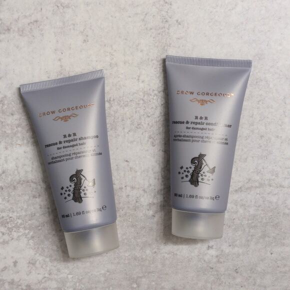 Grow Gorgeous Rescue & Repair Shampoo and Conditioner 50 ml 1.69 fl oz - Picture 1 of 6